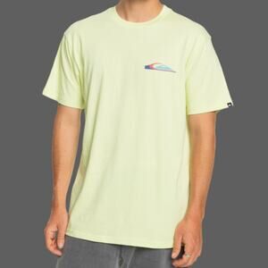 Quiksilver Warp Drive SS Tee Green Size M NWT AQYZT09928